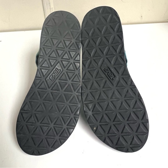 TEVA Women's Original Universal Sandal size 7M boho Lizard blue summer resort - Picture 7 of 8